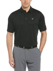 Men's Swing Tech Solid Golf Polo Shirt-Polos-Caviar-S-Callaway