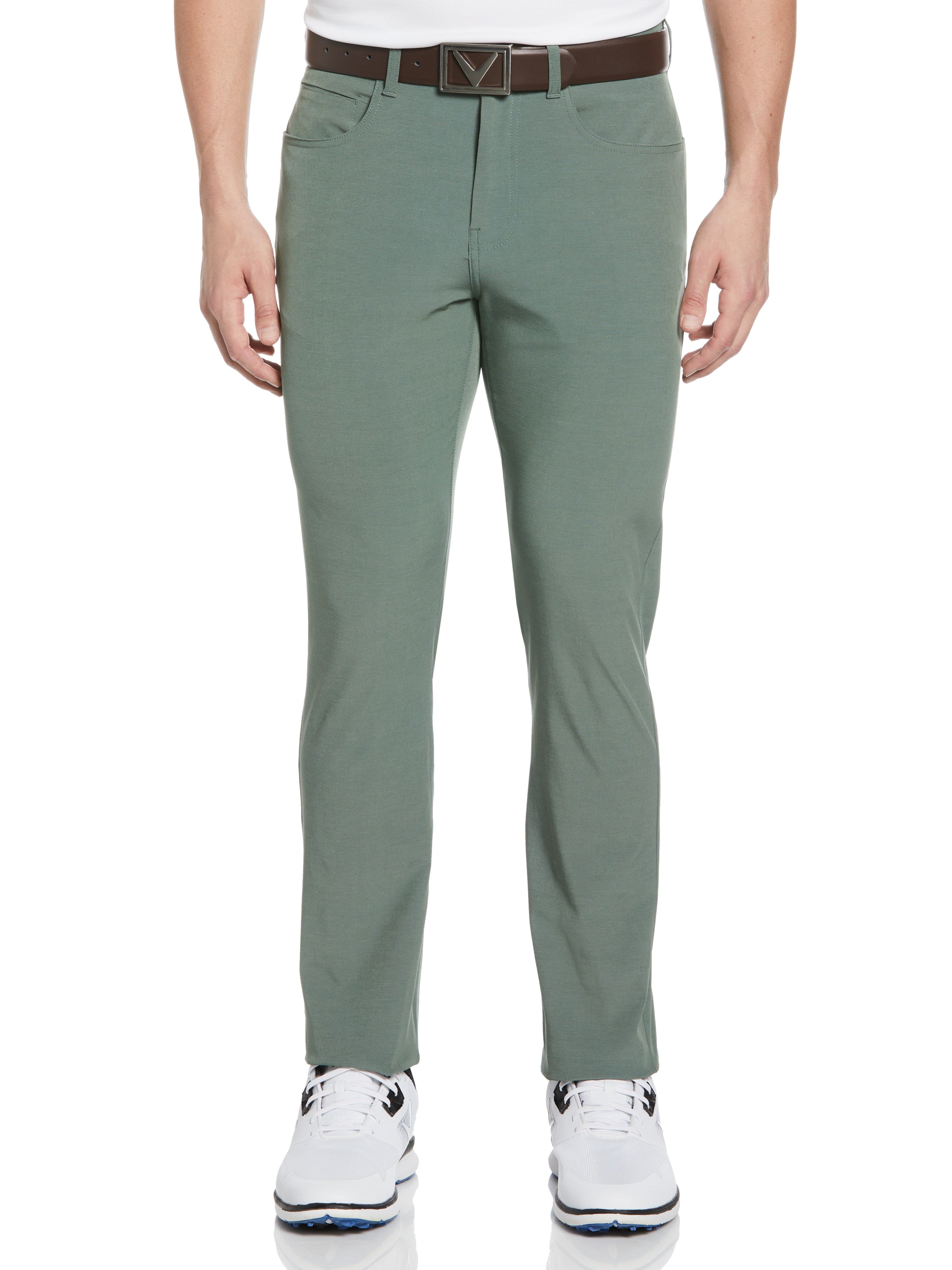 Buy ZARA MAN Men's White 5 Pocket Skinny Sueded Cotton Stretch Golf Pants  (36/32) at