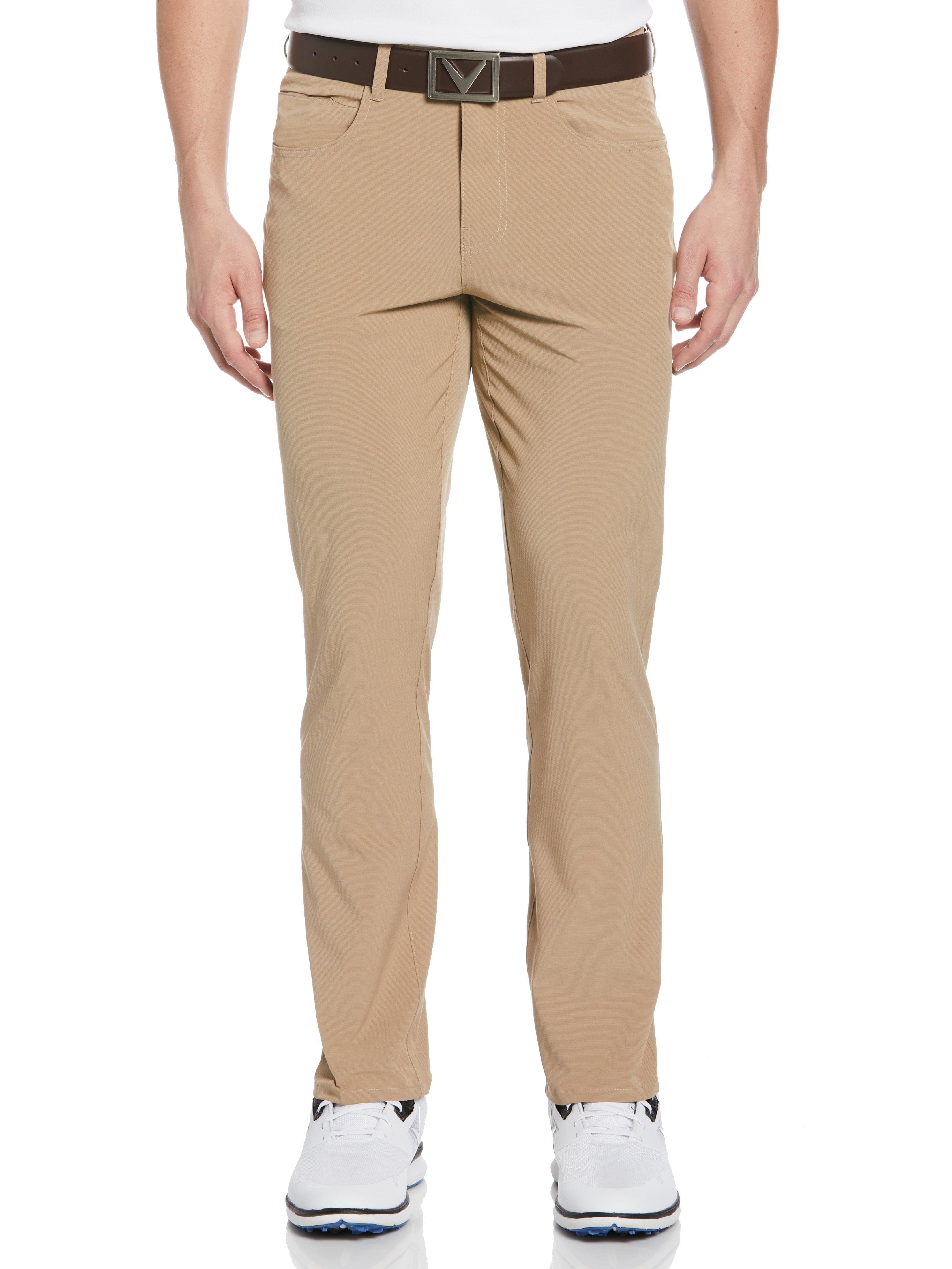 Navy 5 Pocket Performance Pants - Golf Attire For Men · johnnie-O
