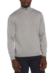 Mens Thermal 1/4 Zip Mock Merino Wool Golf Pullover | Callaway Apparel