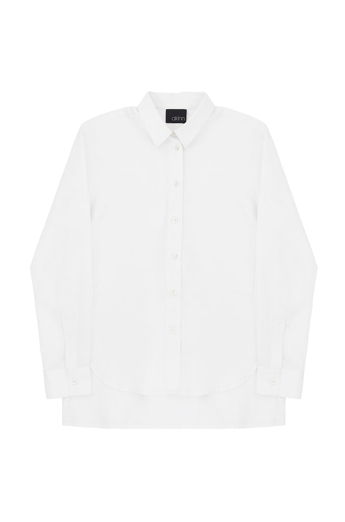 COLLARED SHIRT WITH LARGE BACK PANEL – AKINN