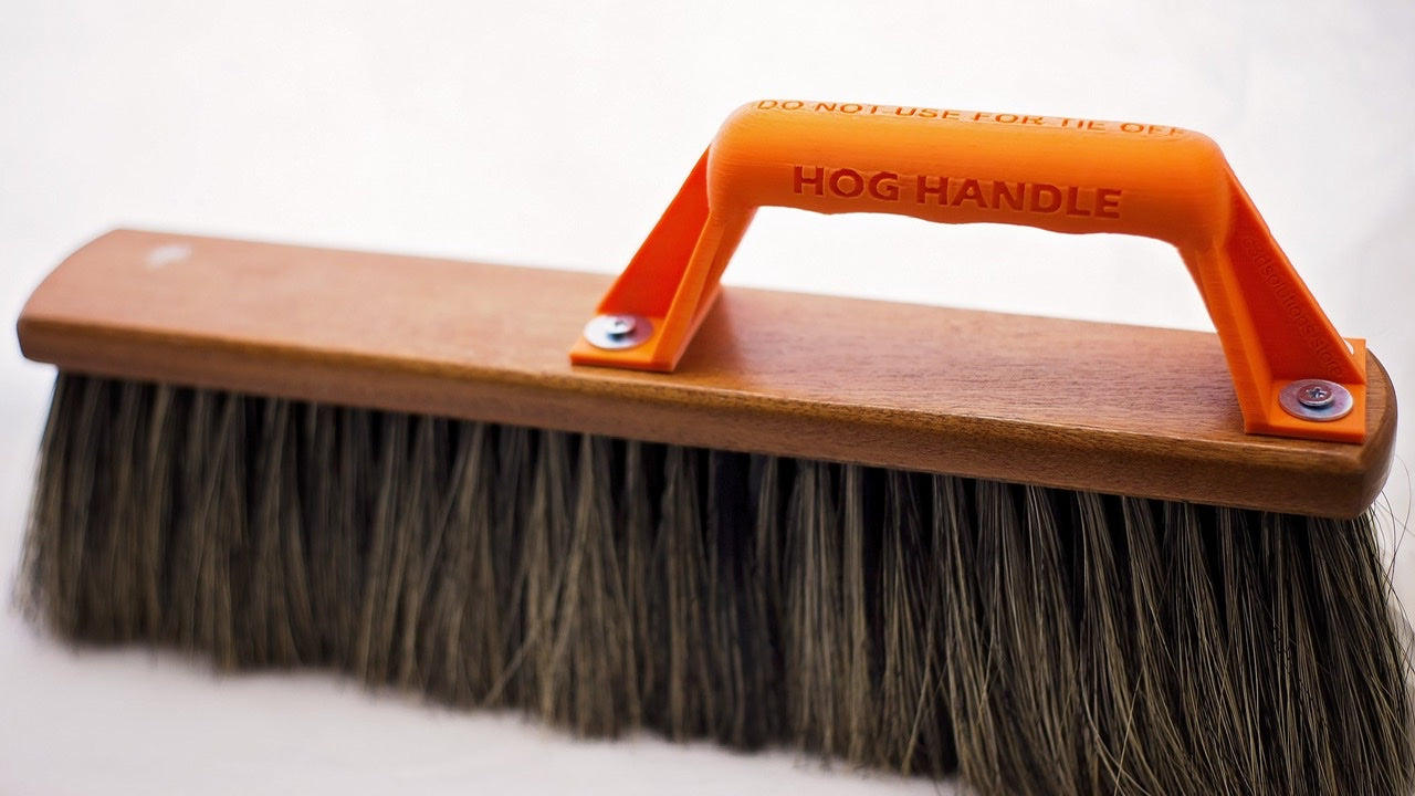 Boars hair brush handle 