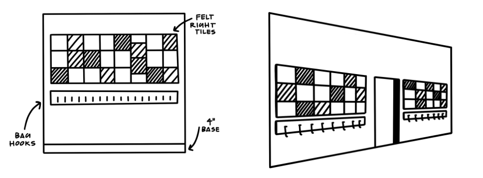 wall tile core design