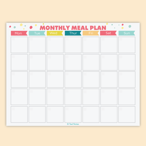 The Ultimate Meal Planner Kit – Teal Notes