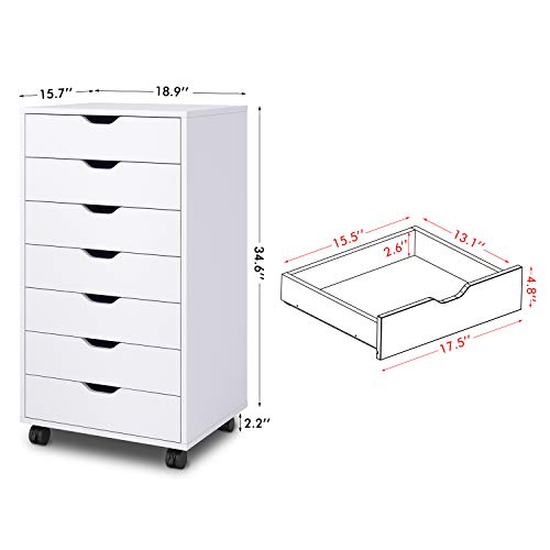 Ava 7 Drawer Envyvanity