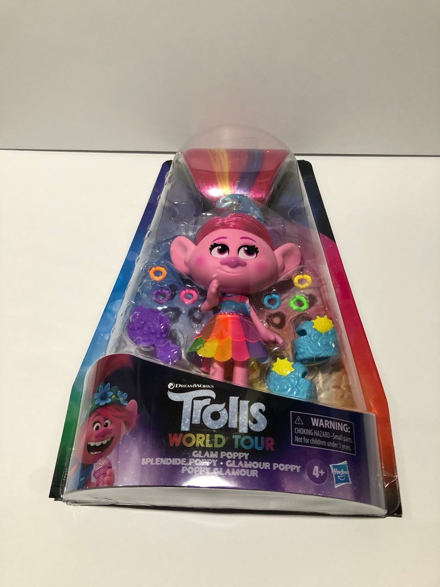 DreamWorks Trolls 2 World tour - GLAM Poppy Satin Fashion Dolls (clear ...