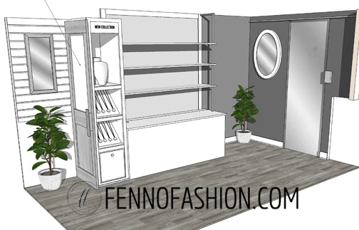 Fashion Truck Interior | Mobile Boutique Cincinnati | Megan Fenno | FENNOfashion