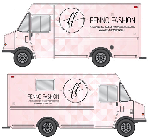 Fashion Truck Wrap Graphics | Getting the mobile boutique wrapped | Megan Fenno | FENNO FASHION