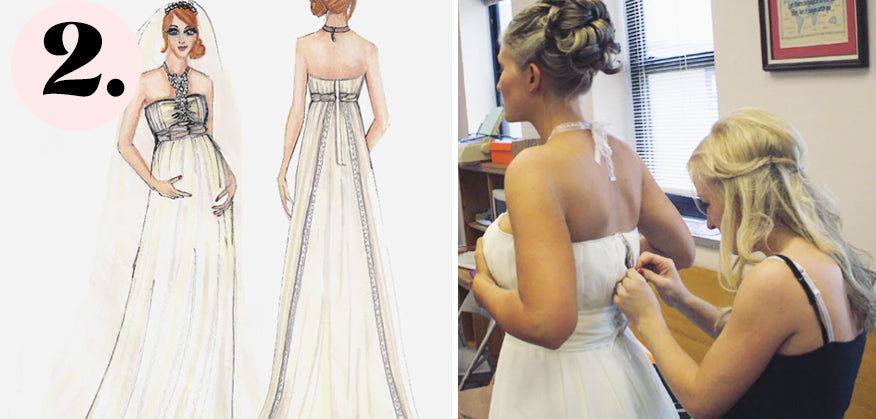 Making a Wedding Dress | FENNO FASHION