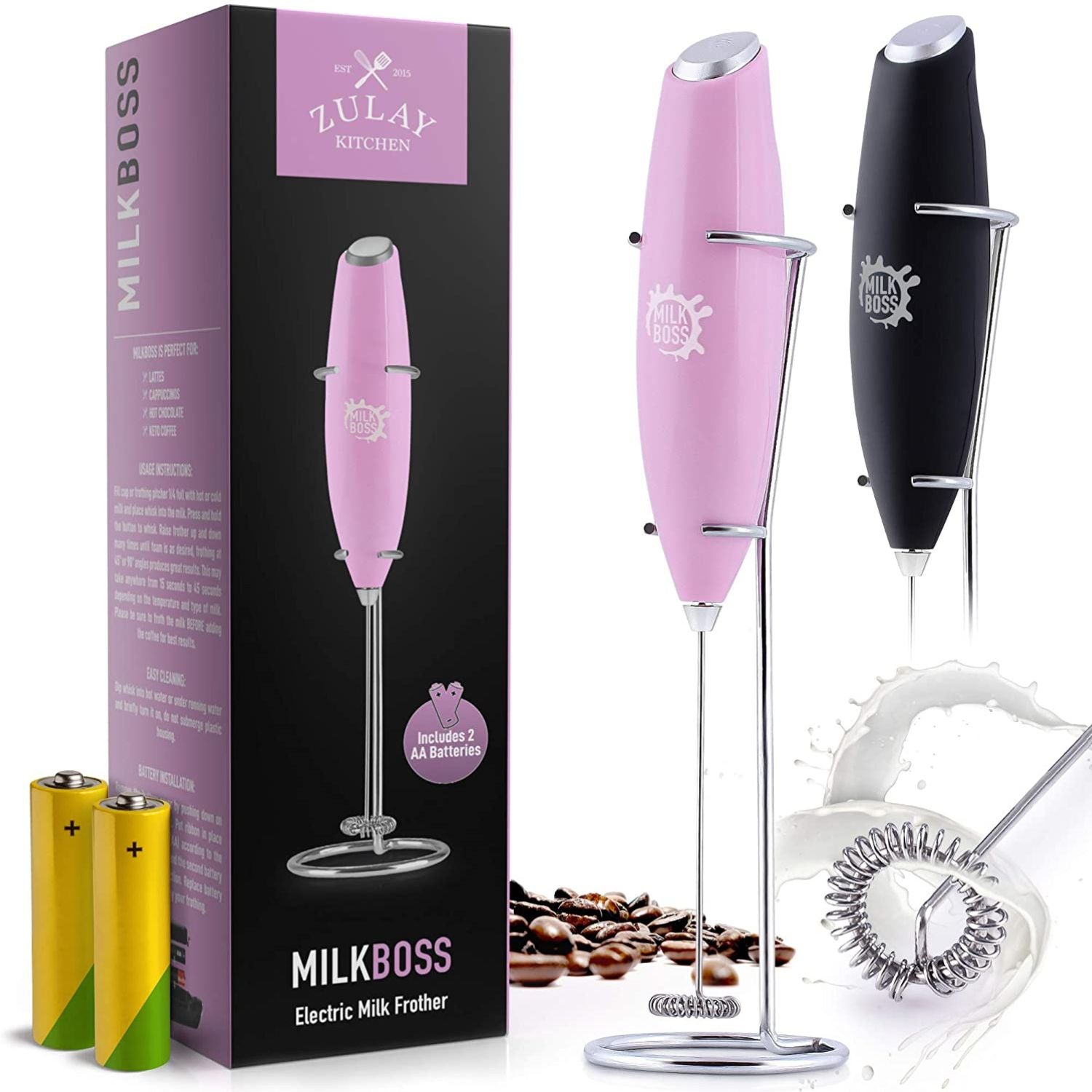 Milk Boss (Batteries Included) Milk Frother