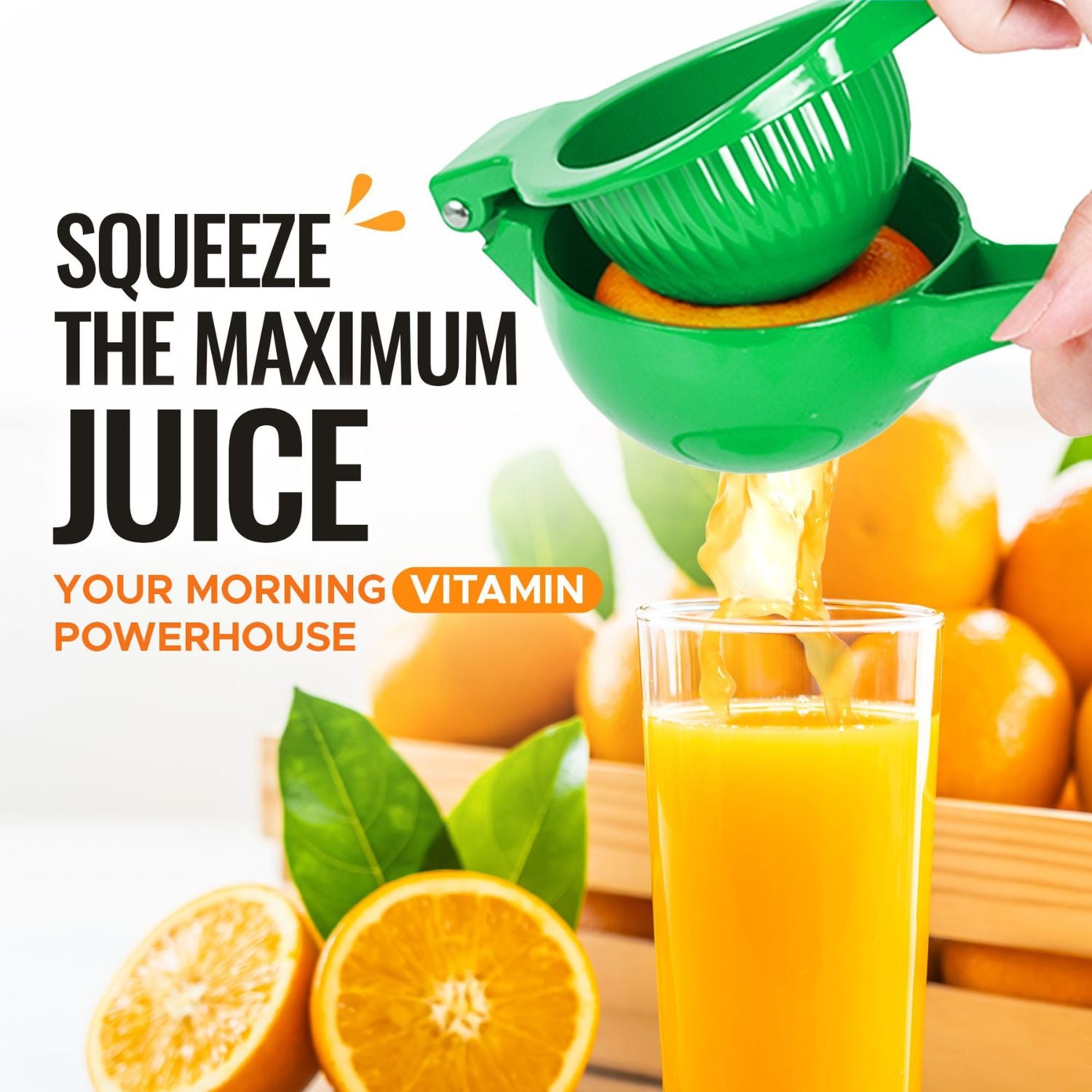 Zulay Kitchen Juice Vortex Lemon & Orange Juicer - Electric Citrus
