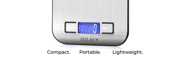 Zulay Kitchen Precision Digital Food Scale Weight Grams and Oz, LB, KG, ML,  1 - Kroger