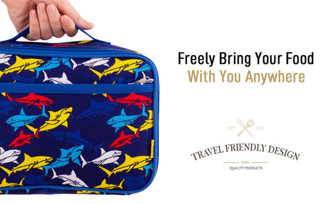 Zulay Kitchen Insulated Lunch Bag With Compartment & Built-In Handle -  Dinosaurs, 1 - Harris Teeter