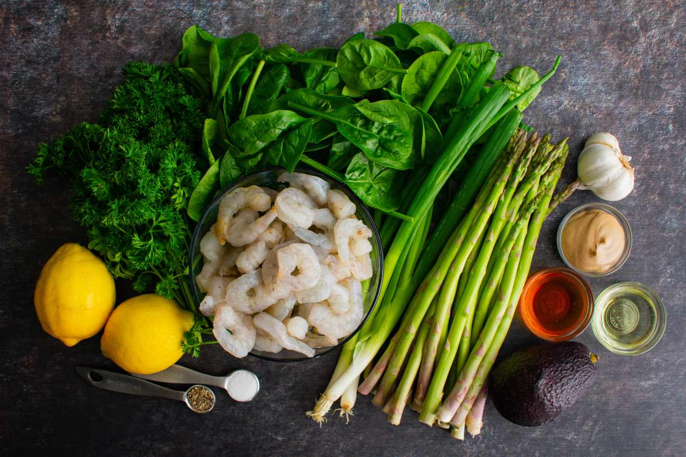 Ingredients to use for making Shrimp Tacos.