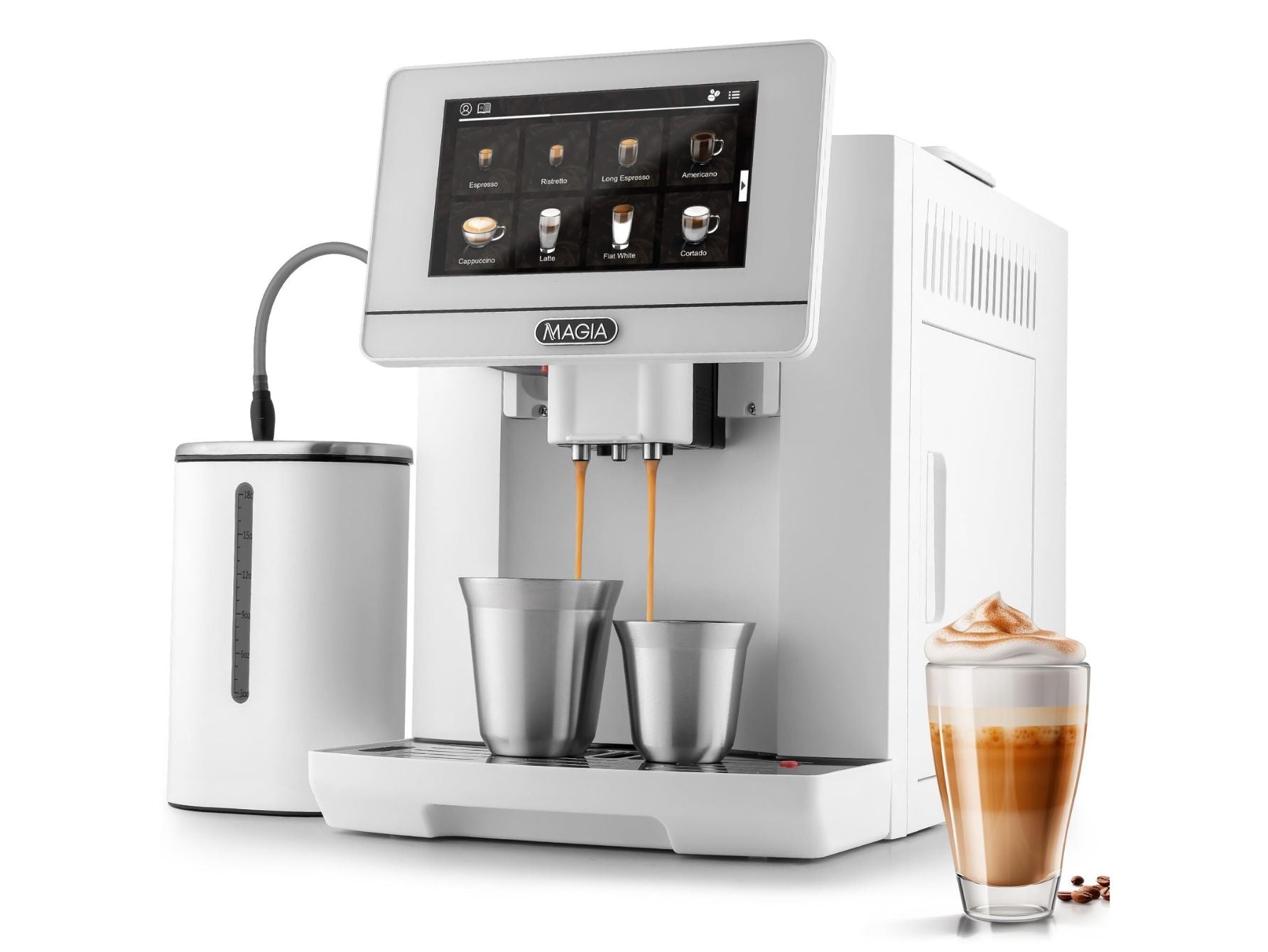 Hipresso Super-automatic Espresso Coffee Machine with Large 7