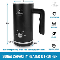 4-IN-1 AUTOMATIC MILK FROTHER FOR HOT & COLD MILK - Heater