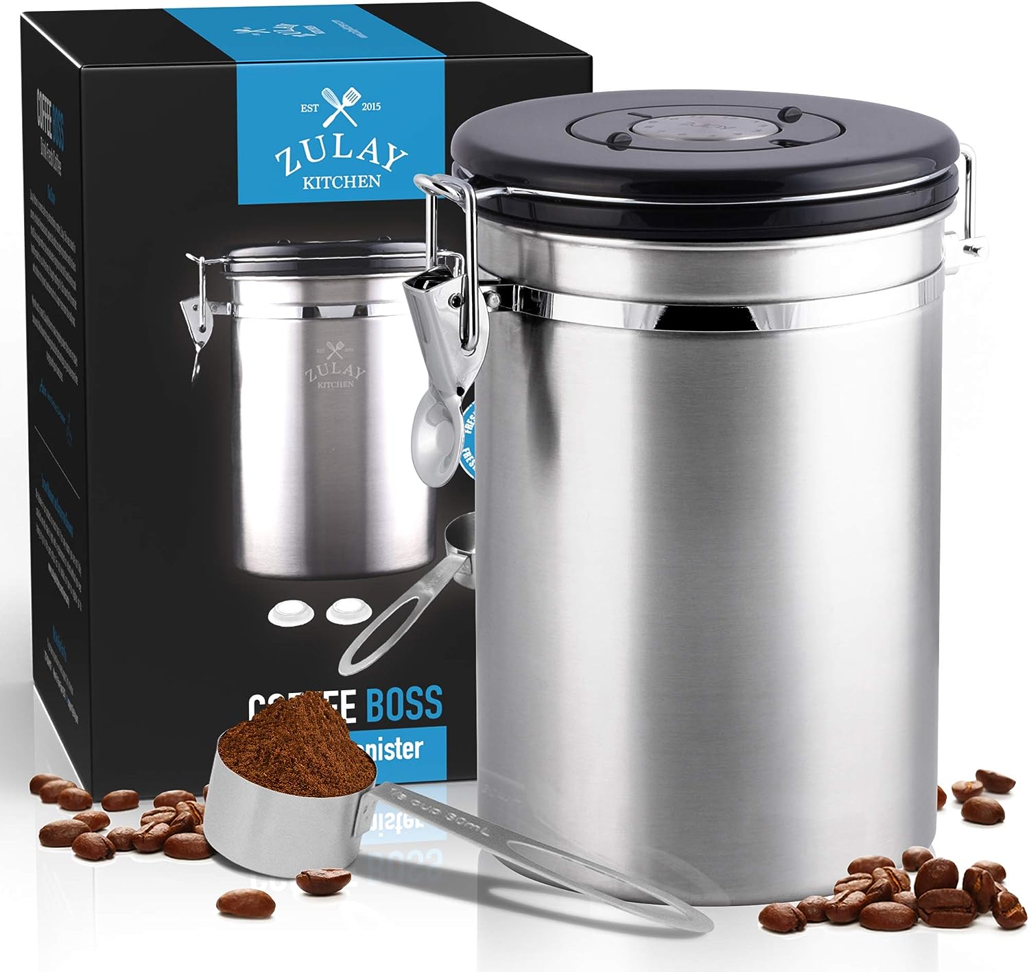 Zulay 12 oz Insulated Coffee Mug with Lid - Stainless Steel Camping Mug  Tumbler with Handle - Double…See more Zulay 12 oz Insulated Coffee Mug with