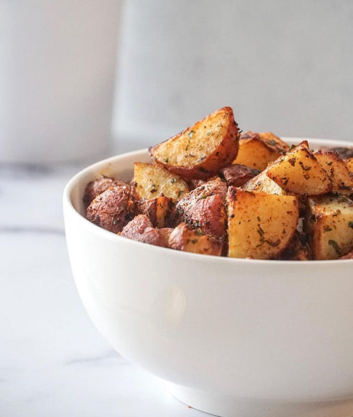 Garlic and Herbs Crispy Roasted Potatoes