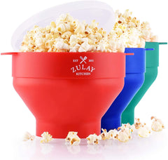 Collapsible Silicone Popcorn Maker