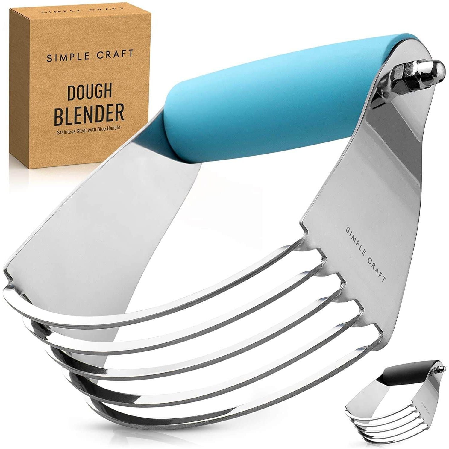 Zulay Kitchen Dough Blender & Pastry Cutter - with Blades - S/S- Black -  Bed Bath & Beyond - 33849246