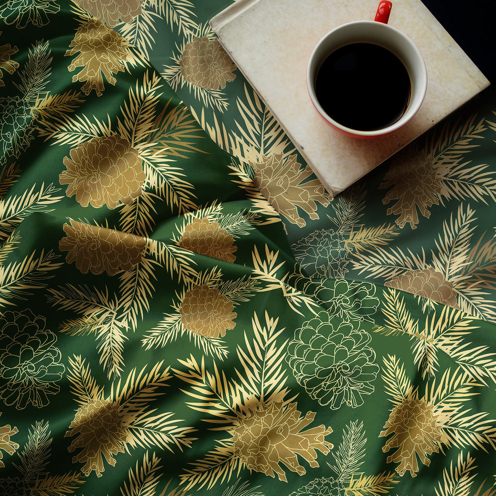 Pine Cone & Leaves Duvet Cover Set