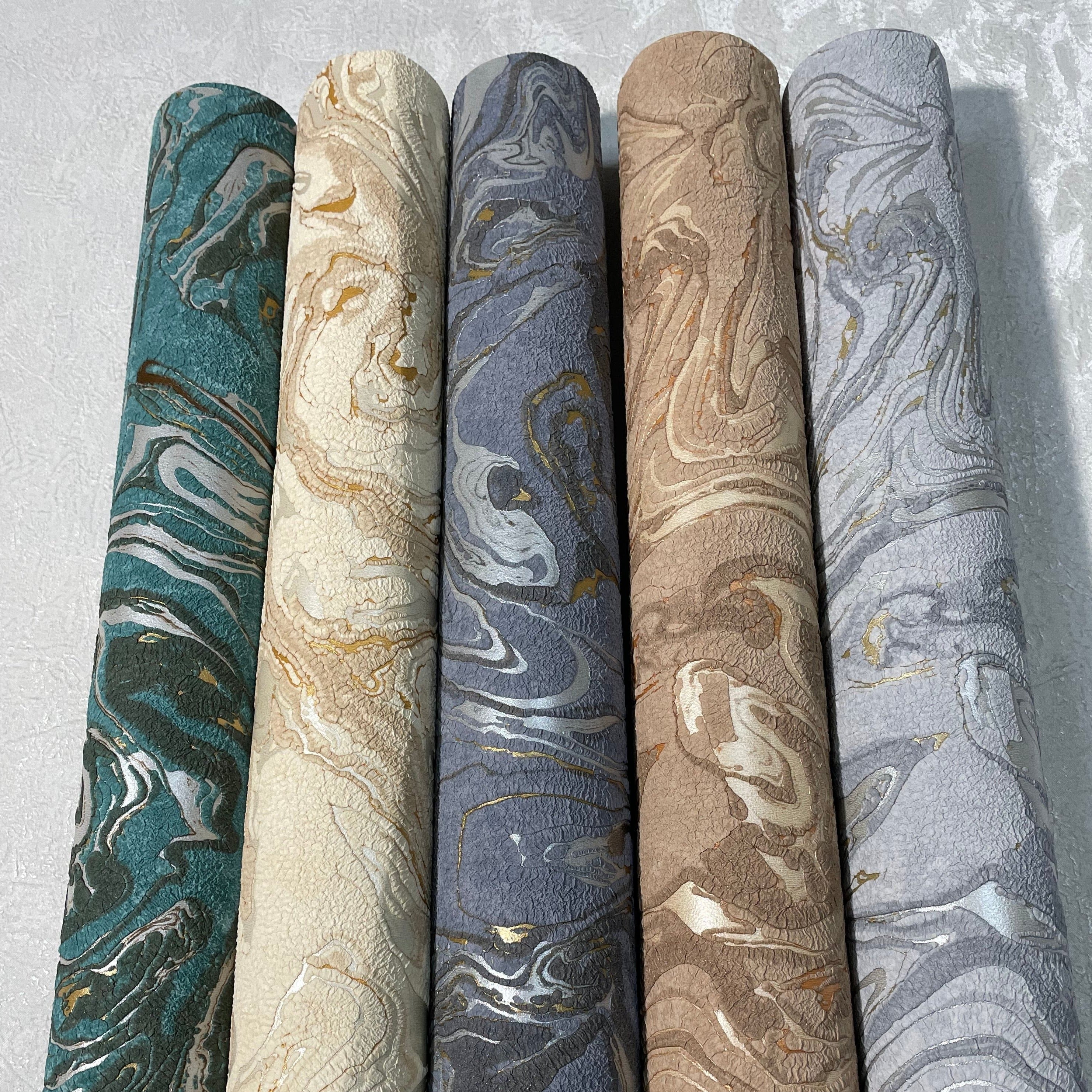 Diamond Marble Suede Wallpaper