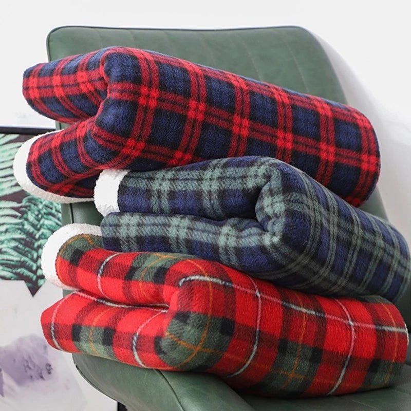 Holiday Plaid Blanket Throw