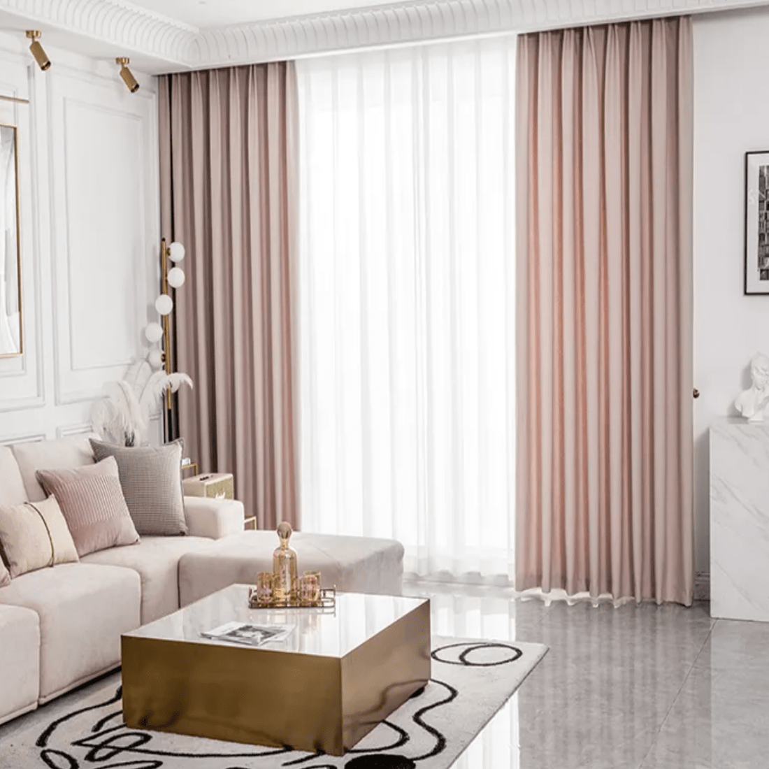 Rosy Reverie Blackout Drapes – Articture