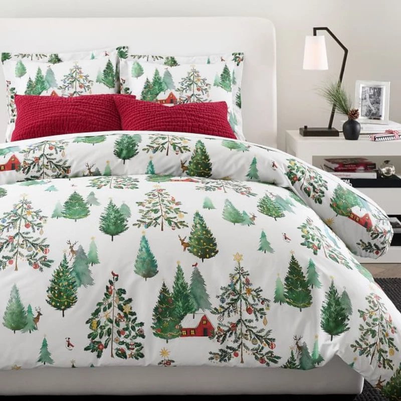 Evergreen Spruce Duvet Cover Set