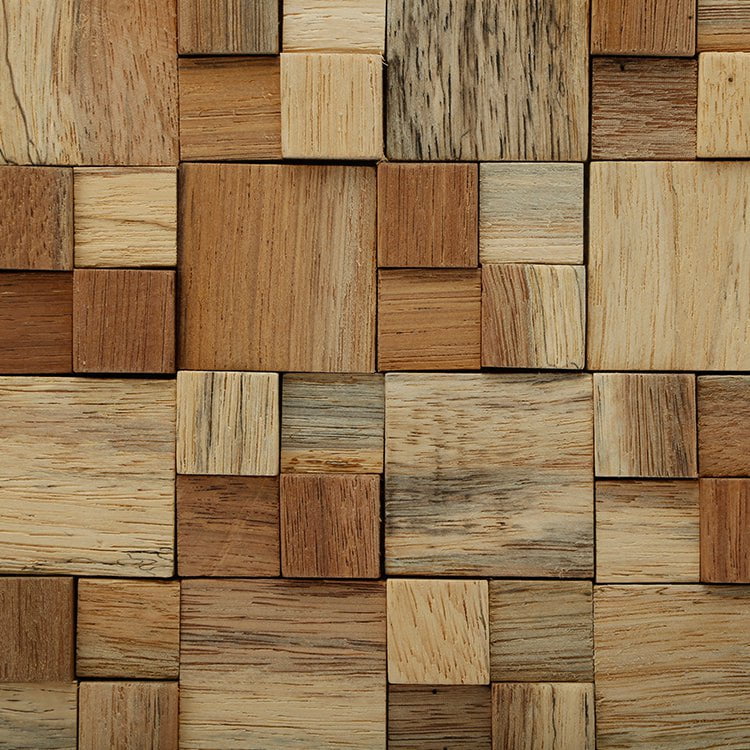 Cubbyhole Wood Mosaic Wall Panel – Articture