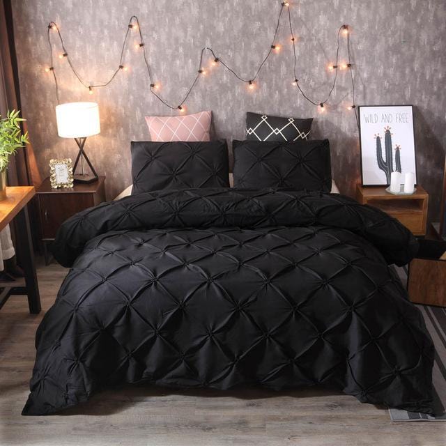 Pinch Pleat Duvet Cover Set Articture