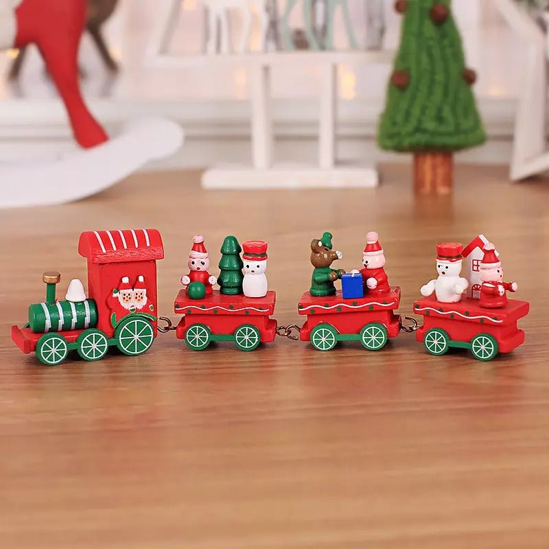 Holly Jolly Wooden Train – Articture