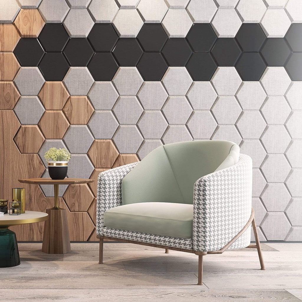 Original Styled Hexagon Acoustic 3D Wall Panel – Articture