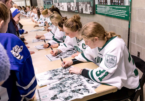 Dartmouth Women's Hockey Poster Signing