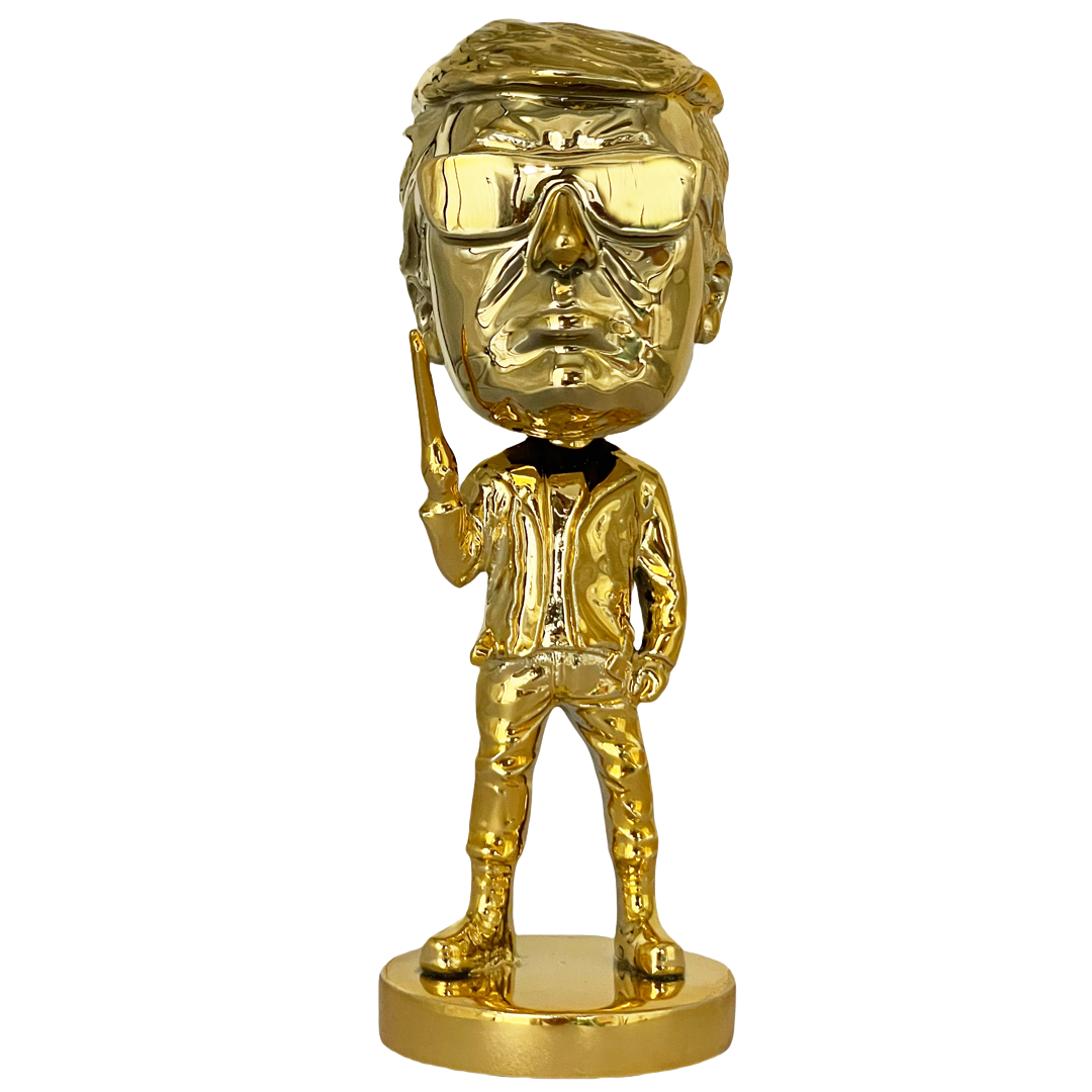 Image of Mini Gold Trumpinator Bobblehead
