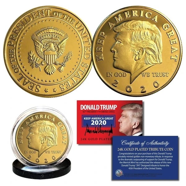 Donald trump presidential coin