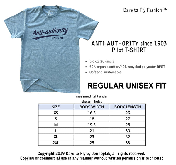 Anti-authority Pilot Aviator T-shirt