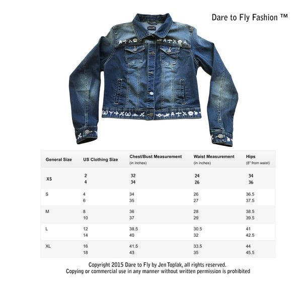 ADVENTURE AWAITS DENIM JACKET – DareToFlyFashion