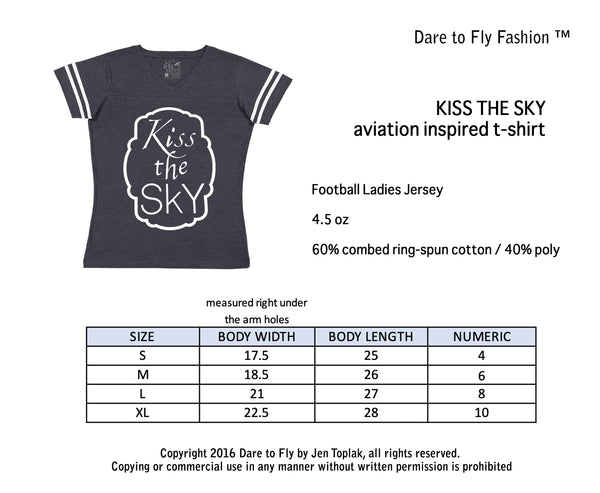 KISS THE SKY AVIATION T-SHIRT