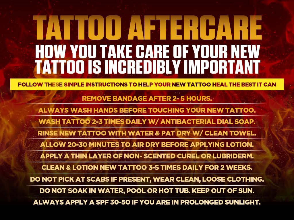 Redemption Tattoo Care - Tattoo Aftercare Instructions - wide 8