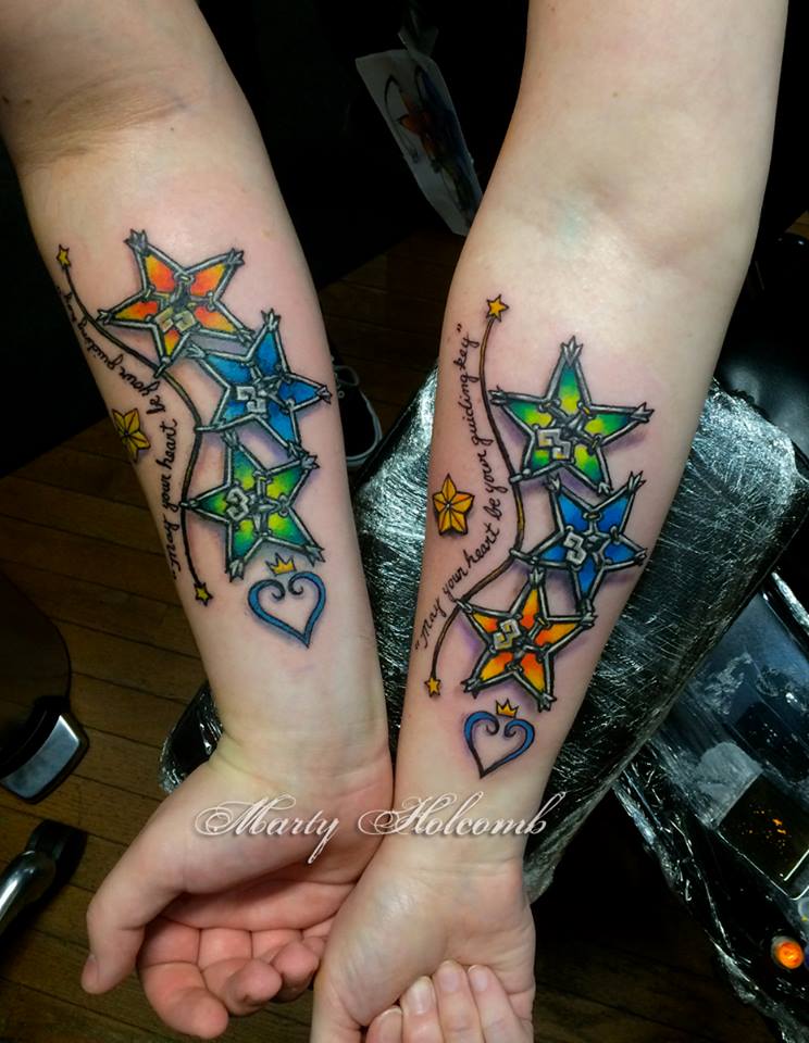 Tonks Tattoo  Tattoo Mèrefille  une wayfinder chacune  tonkstattoo  tonks tattoogeek tattoootaku otakutattoo geektattoo geek  kingdomheartstattoo kingdomhearts wayfindertattoo wayfinder zelda  triforce womantattooartist 