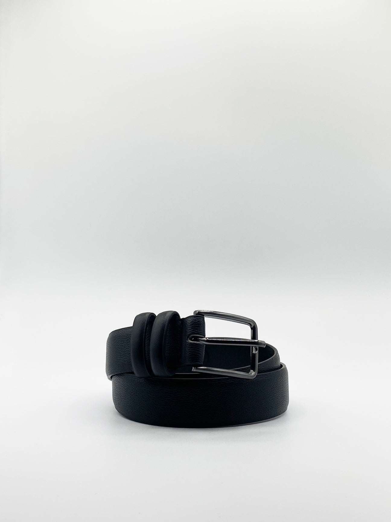 PU Leather Belt In Black