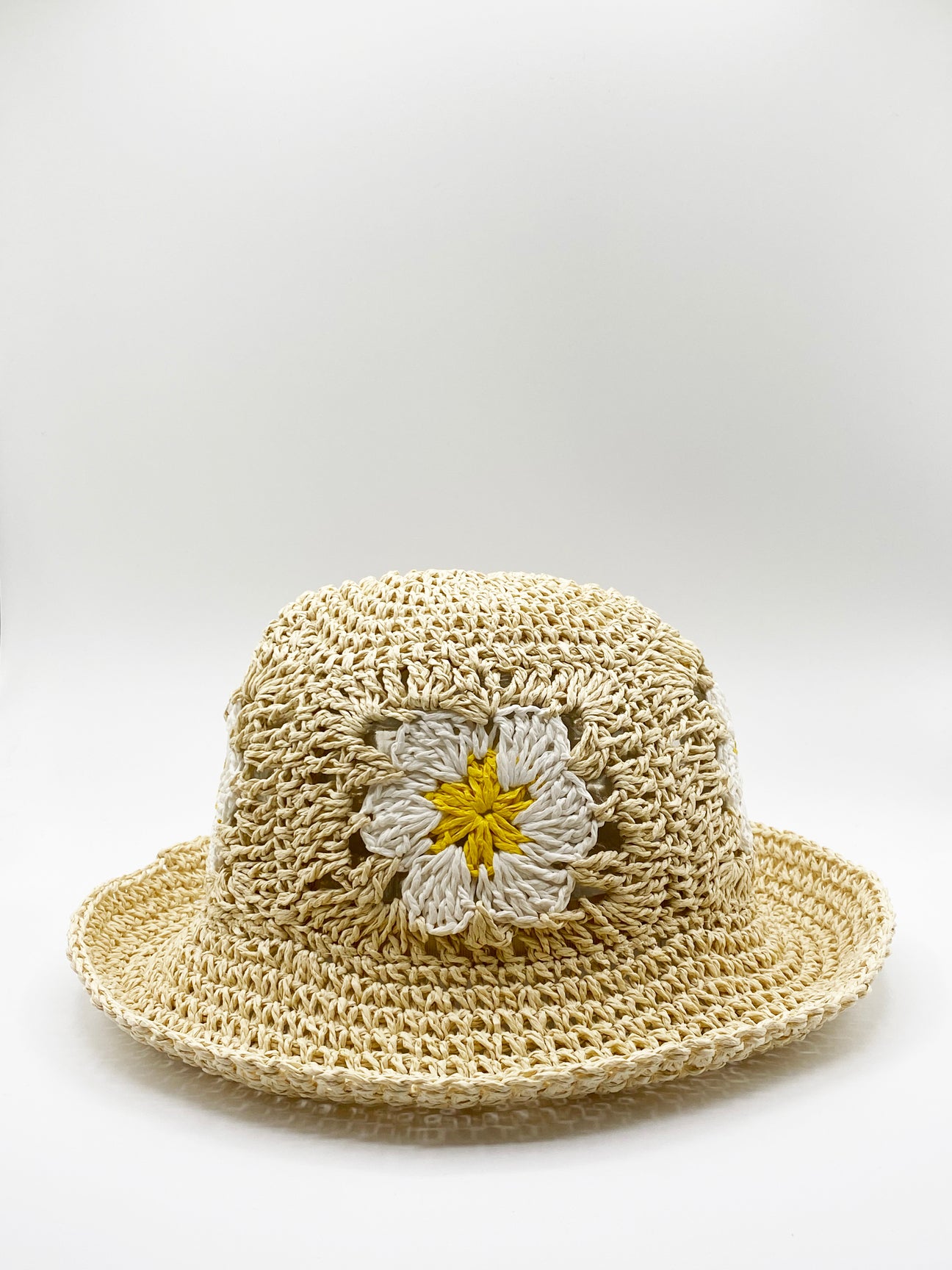 daisy straw hat