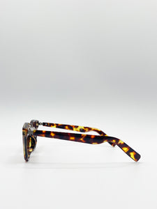 fendi tortoiseshell preppy sunglasses