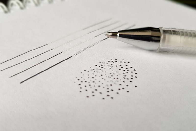 How Ink Spreads on Paper