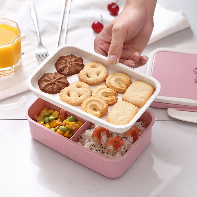 Plastic Food Storage Container with Removeable Compartments