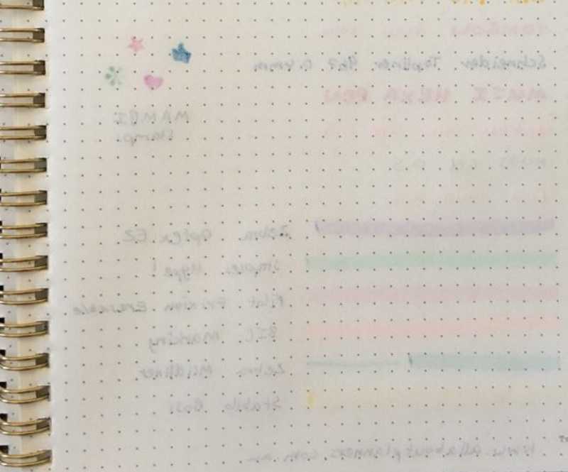 Bleeding, Ghosting & Your Bullet Journal - how to stop it, avoid