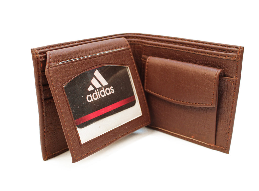 adidas leather wallet