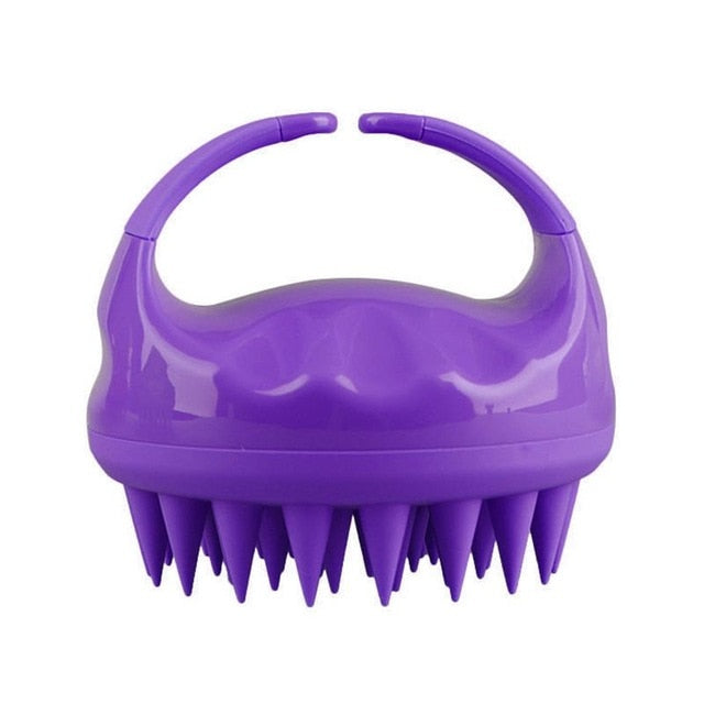 silicone shampoo brush