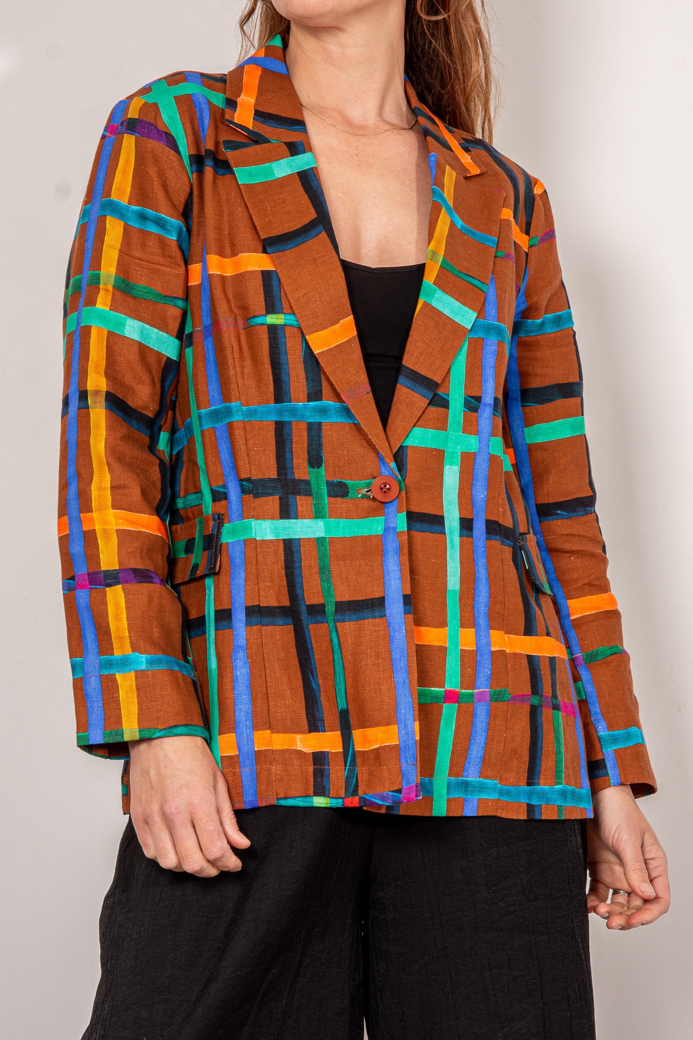 ELK Ilona Brea Check Blazer